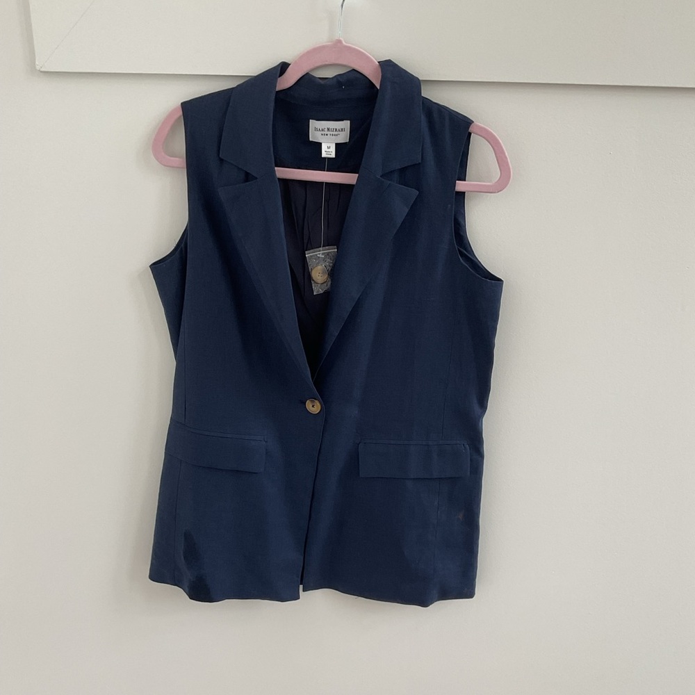 Isaac Mizrahi jacket linen